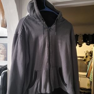 Hooded zip up sweatshirt XL